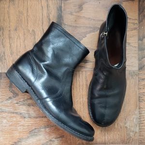 Diesel Black Gold Chelsea Moto Leather Boot